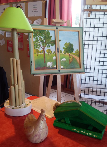 cours et stage atelier arts créatifs et loisirs situé à Seyssel et Rumilly création de décoration pour votre maison